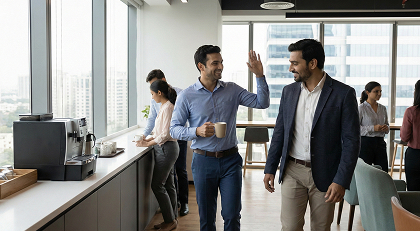 Everyday Hellos at Work